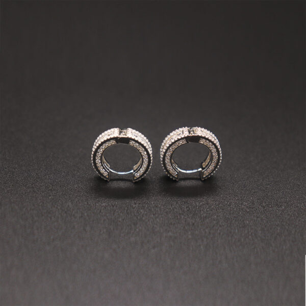 5A+ Quality CZ S925 Silver Earrings