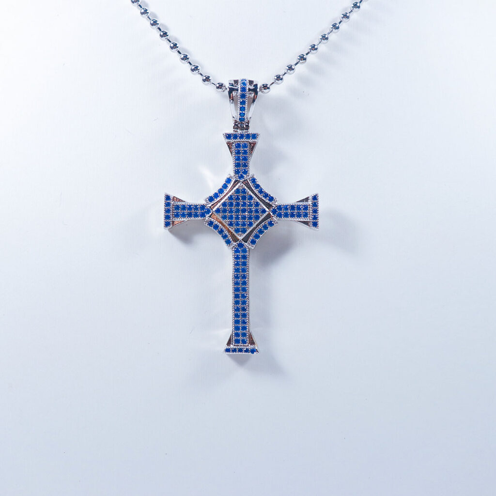 Fashion Jewelry Cross Pendant Unisex Necklace